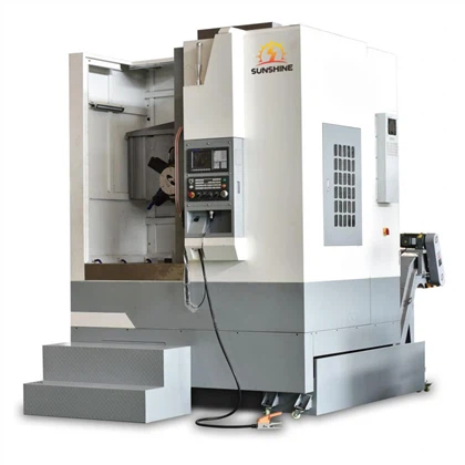 เครื่องกลึงแนวตั้งขนาดเล็ก CNC ความเร็วสูง