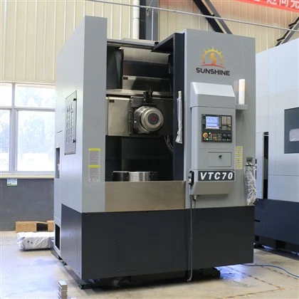 VTC70 เครื่องกลึงแนวตั้ง CNC ดรัมเบรก ดรัมเบรกสายอัตโนมัติ เครื่องกลึงแนวตั้ง CNC เฉพาะ