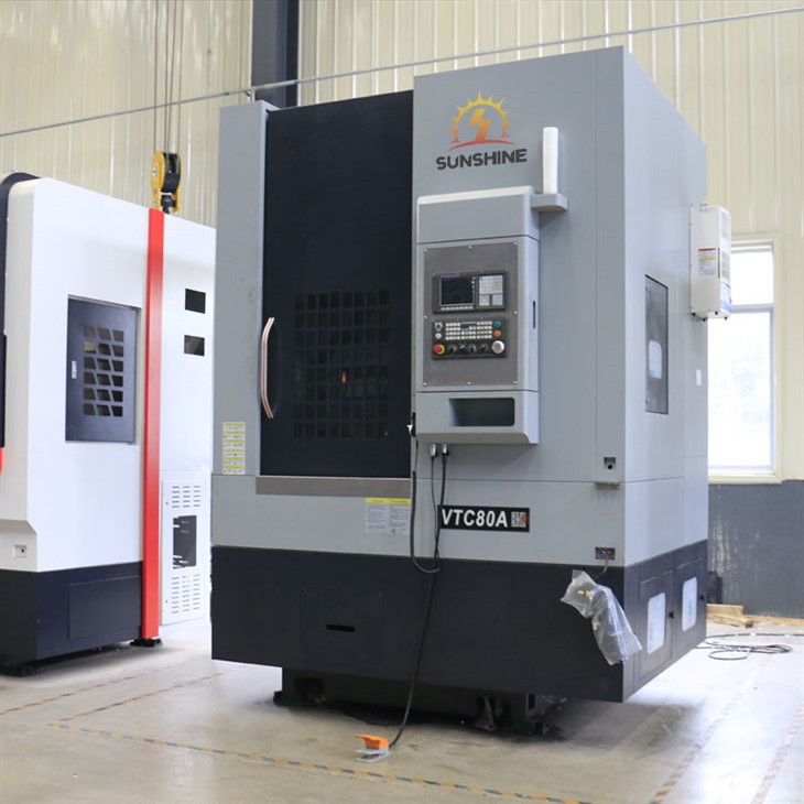 เครื่องกลึงแนวตั้ง CNC VTC80, การประมวลผลดิสก์ประสิทธิภาพสูง, เครื่องกลึงพิเศษสำหรับดรัมเบรกรถยนต์